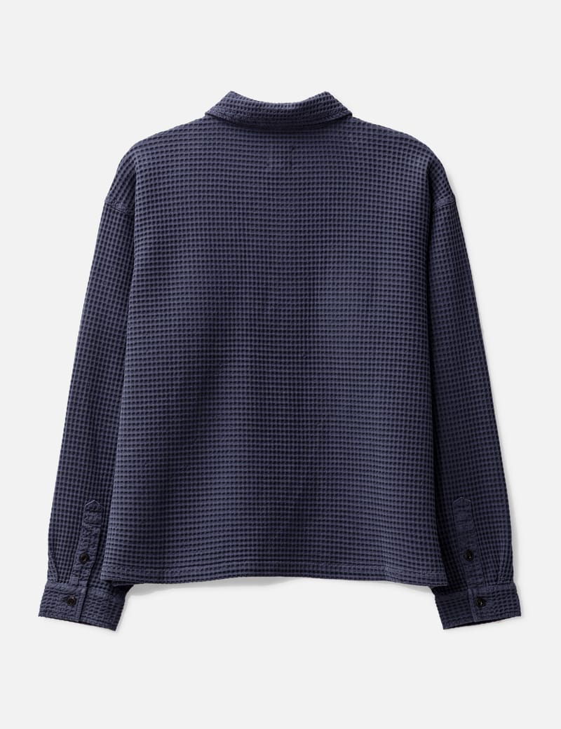 Brain Dead - ワッフル ボタン フロント シャツ | HBX