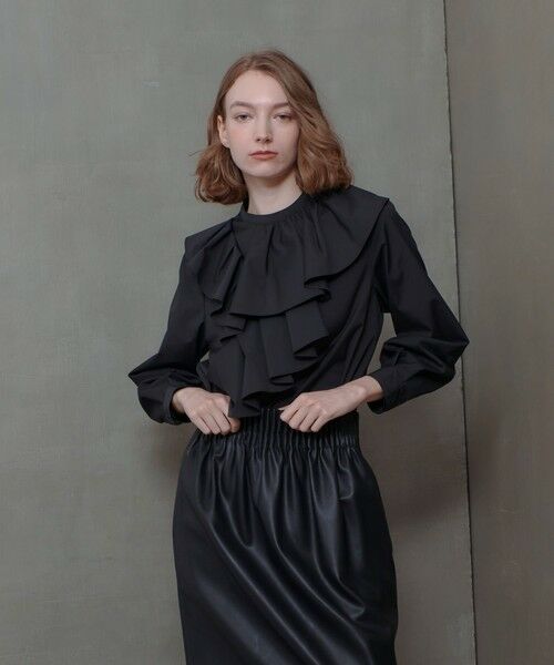 セール】 アシメラッフルブラウス （シャツ・ブラウス）｜allureville