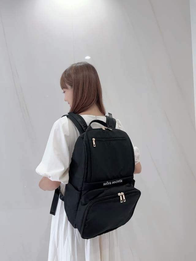 selva secreta】perfect BACKPACK(black×white logo)