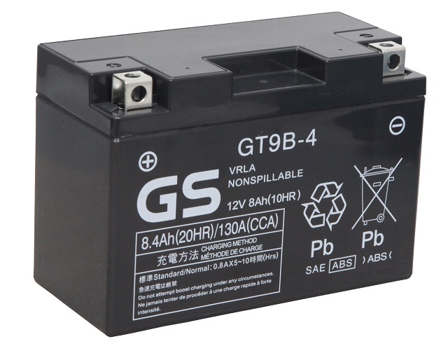 GT9B-4 GS ユアサ【密閉式】 バイク 用 バッテリー 単車 オートバイ