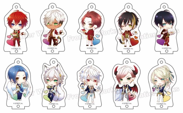 夢100』よりアクリルキーホルダーや缶バッジなどキャラクターグッズが3