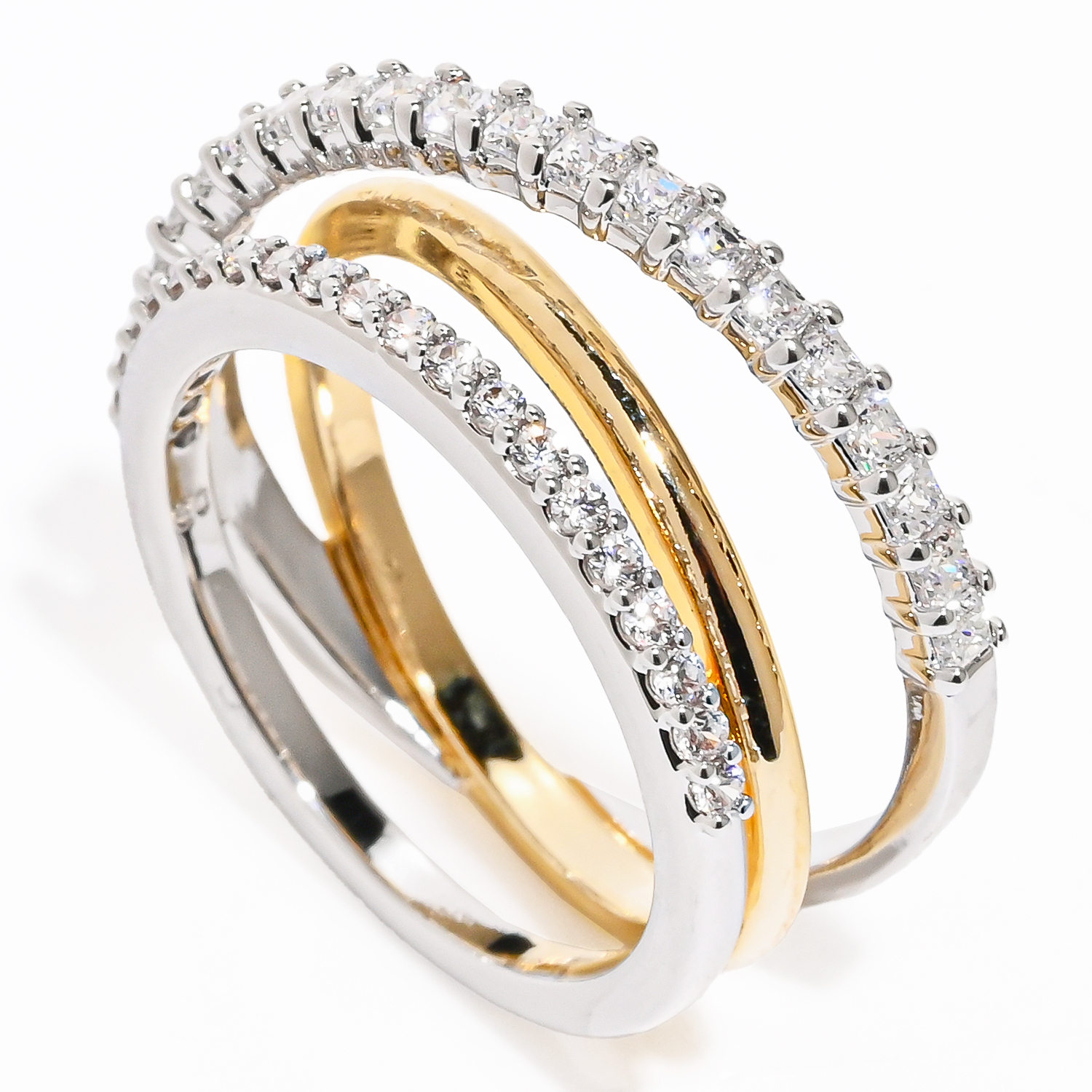 スワロフスキー SWAROVSKI リング 指輪 9号 Hyperbola クリア ゴールド