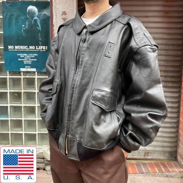 90s USA製 レザージャケット | XXXXL特大 - 札幌 ビンテージ 古着屋