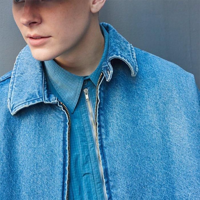 S.F.C - STRIPE FOR CREATIVE | WASHED DENIM JACKET | Washed Blue