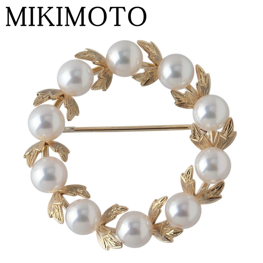 MIKIMOTO（ミキモト） パール ブローチ サークル 現行モデル アコヤ