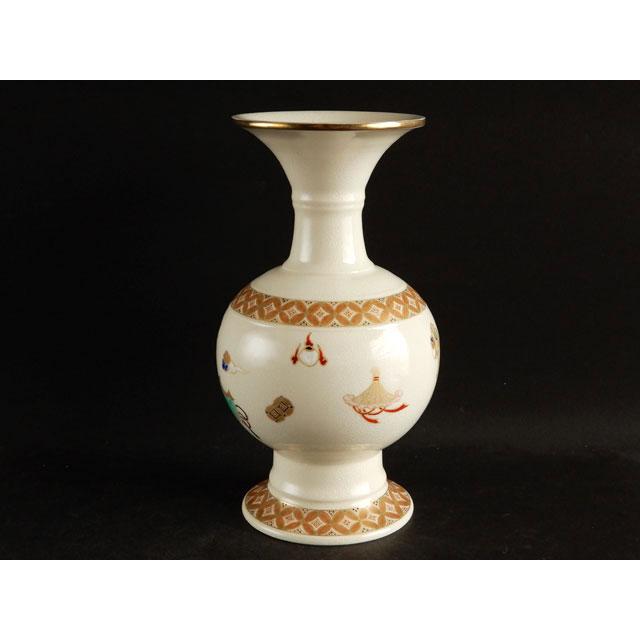 薩摩焼 十五代 沈 壽官 七宝宝尽文 花瓶 : 古美術植松 - 通販 - Yahoo