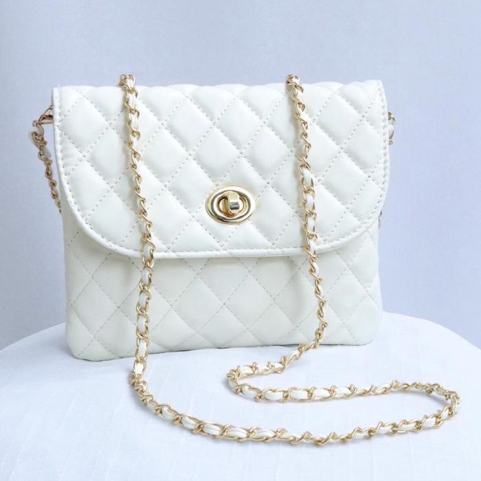 キルティングバッグ ミニバッグ スマホショルダー ポーチ 調整可能