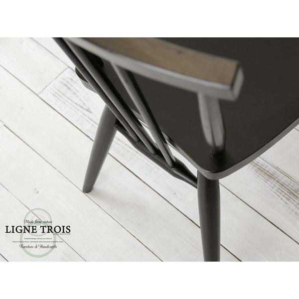 スティックバックチェアー 無垢 黒 椅子 イギリス アンティーク