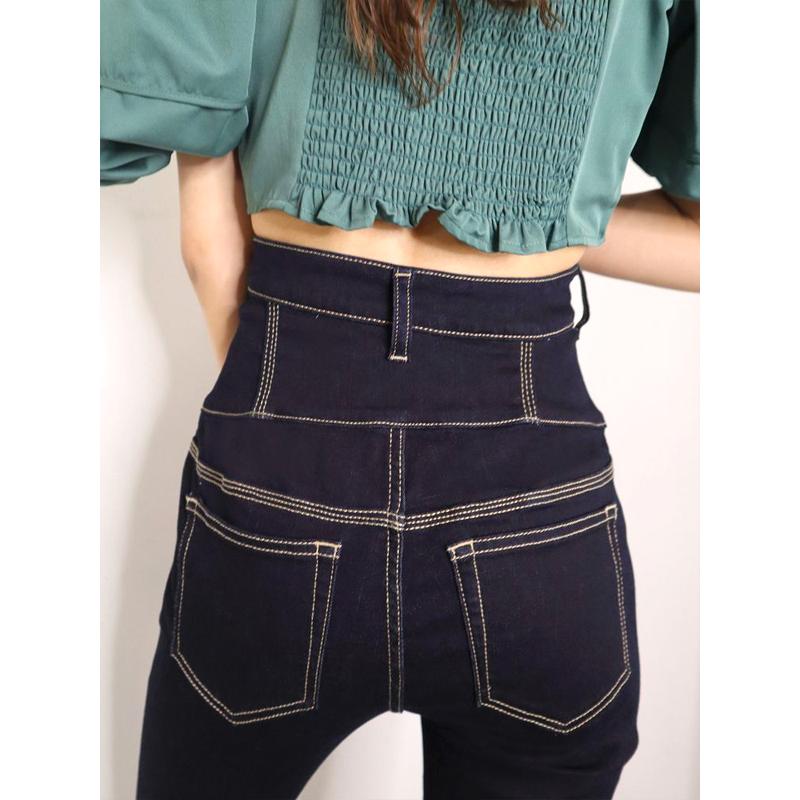 EMODA（エモダ） デニム ハイウエスト スリム スキニー 細い