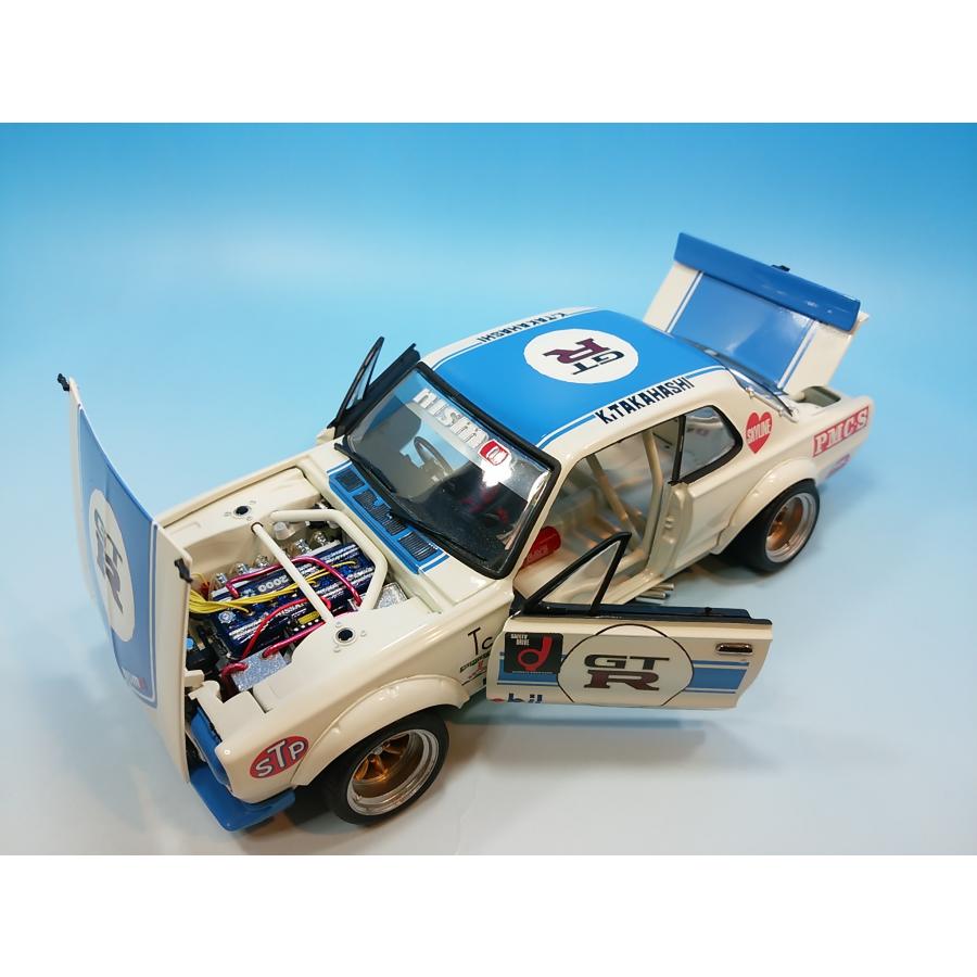 京商 1/18 日産 スカイライン 2000 GT-R ハコスカ レーシング ブルー
