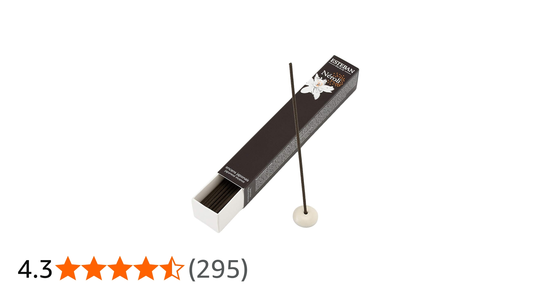 Amazon.co.jp: エステバン ネロリ スティック 40本 お香 香立て付 イン