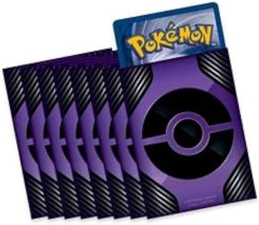 Amazon.co.jp: ポケモンカードスリーブ パープル モンスターボール