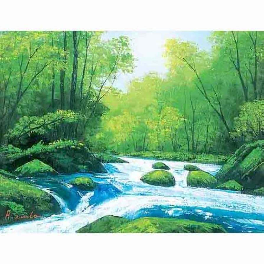 油絵 絵 絵画インテリア 額付(青緑＋金色の枠) F6-080912 人物女性像