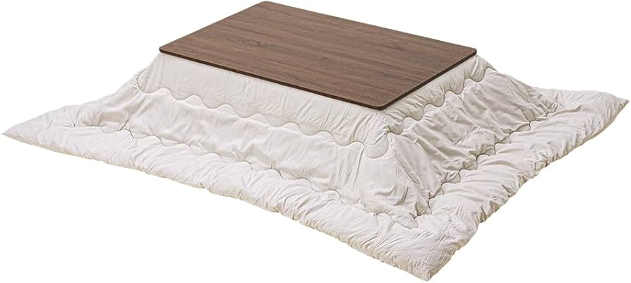 Amazon.co.jp : こたつテーブル ブラウン こたつ布団セット 長方形 105