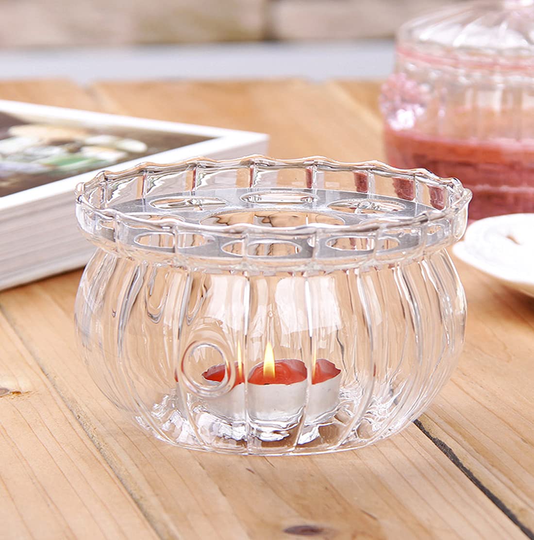 Amazon.co.jp: IwaiLoft ガラス キャンドルウォーマー ティー