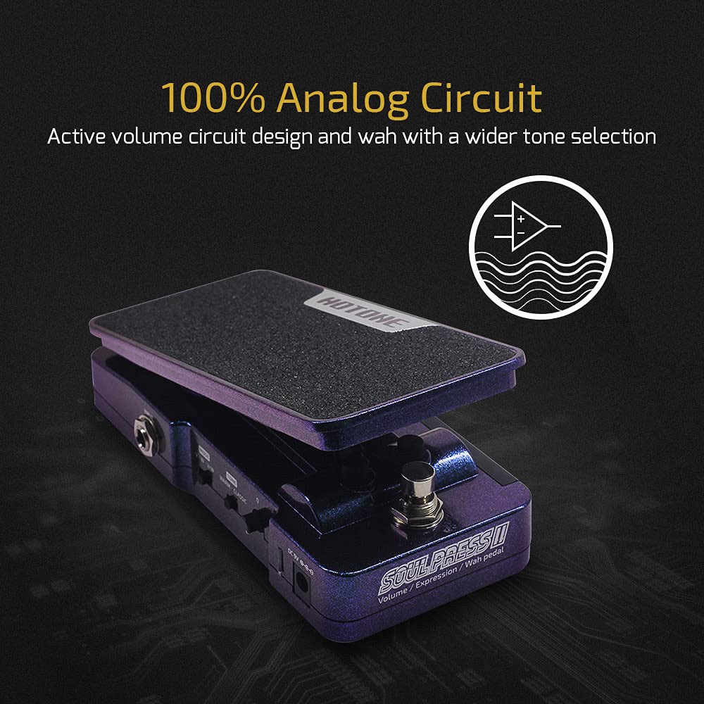 Amazon.com: Hotone Soul Press II Wah Active Volume Passive