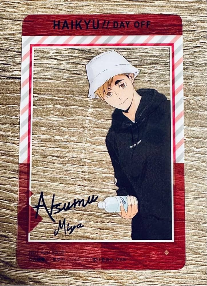 Amazon.co.jp: ハイキュー day off フォトフレーム風 クリアカード