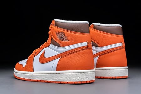 Amazon.com | Air Jordan 1 Retro HI OG - White Starfish Cacao by