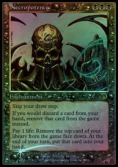 FOIL】【日】ネクロポーテンス/Necropotence[黒R]【DKM】 | モダン以下