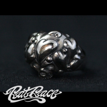 RAT RACE ラットレース r.l.d スカルインハートリング シルバー