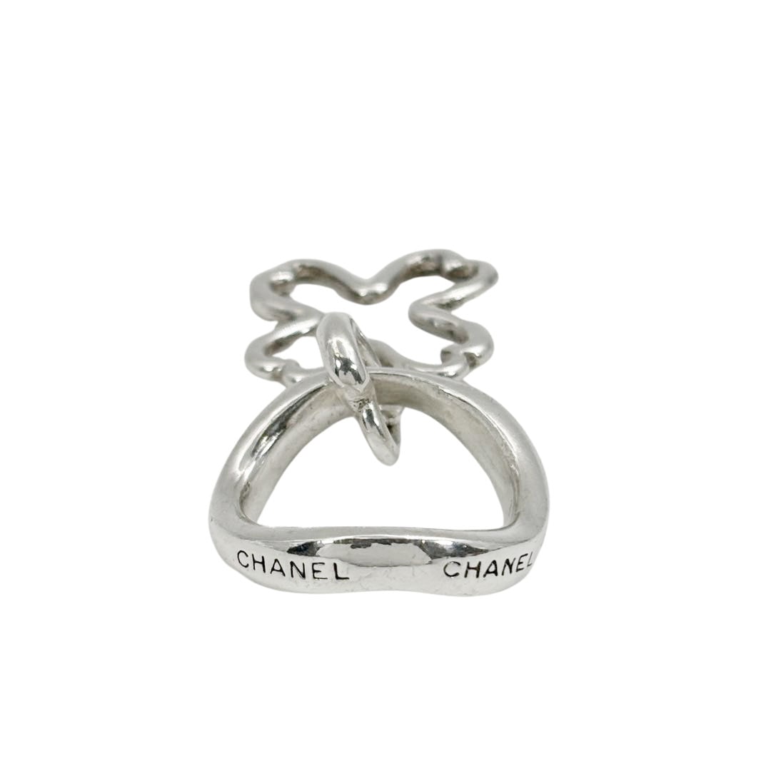 CHANEL シャネル リング 指輪 クローバーチャーム 925 シルバー 7.4g