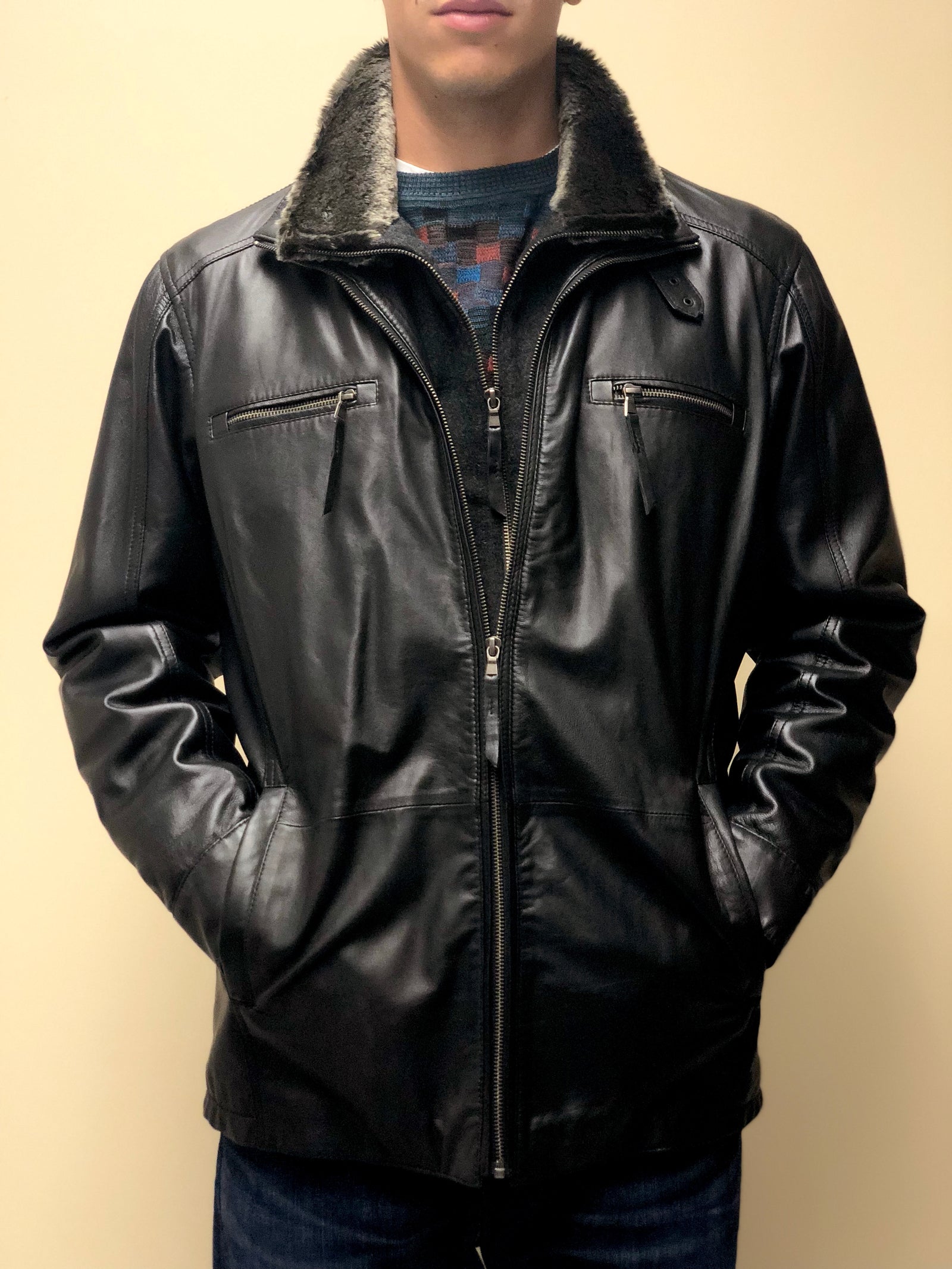 Turkish Lambskin Jacket with Removable Fur Collar – MISSANI LE