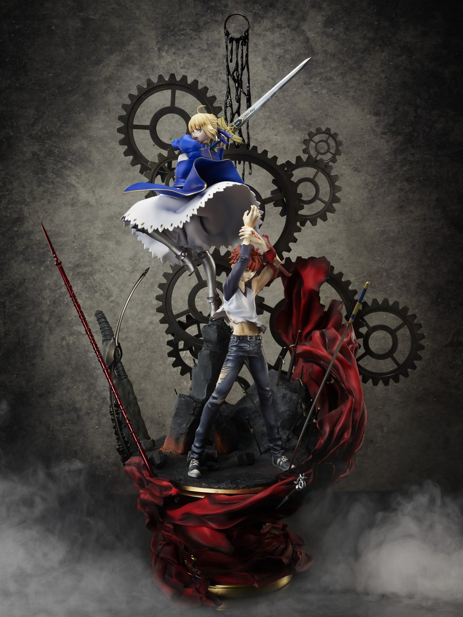 5/1開始】 Fate15周年記念フィギュアと共にTYPE-MOON展に展示され
