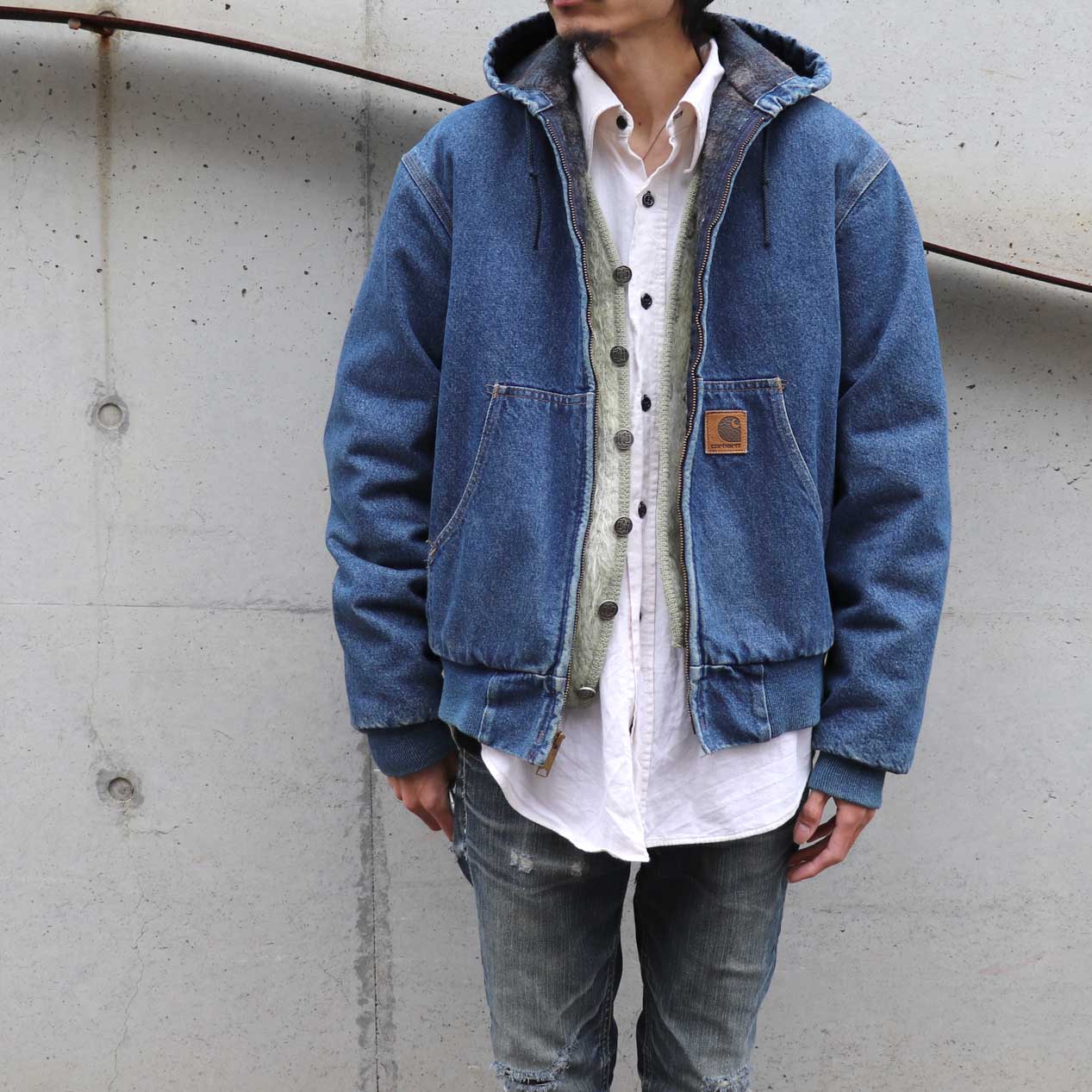 POST JUNK / 90's CARHARTT デニム アクティブジャケット [M]