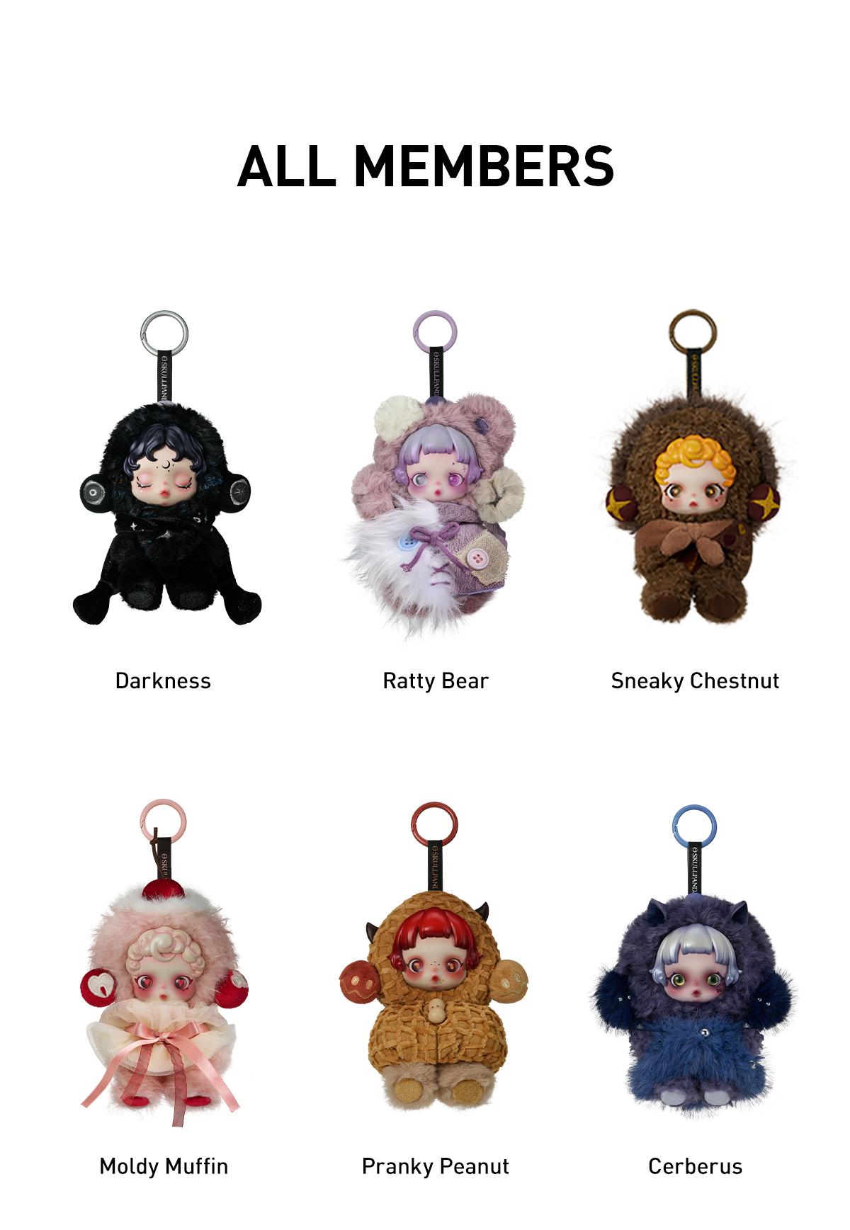 SKULLPANDA You Found Me! Series Plush Doll Pendant - POP MART (Japan)