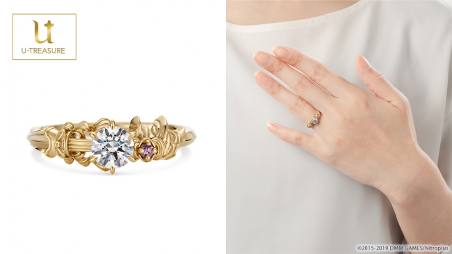 薬研藤四郎刀剣紋モチーフタイタックブローチ【K18イエローゴールド