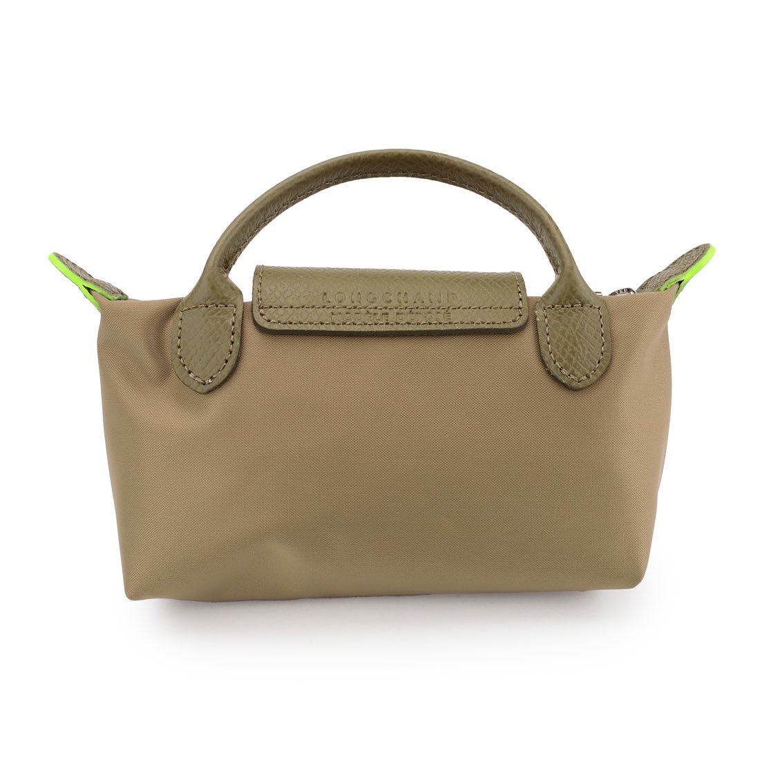 ロンシャン LONGCHAMP ポーチ ル プリアージュ グリーン ハンドル付き