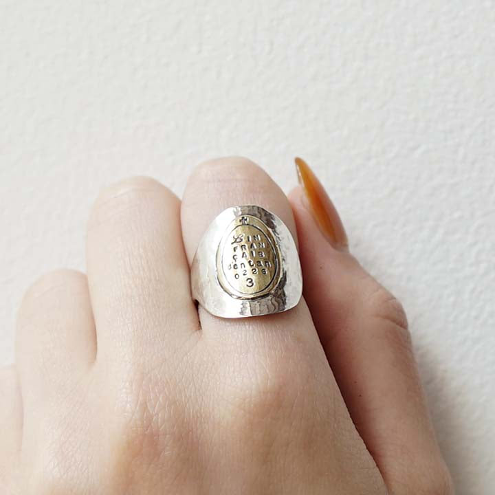Revivre by Atelier d'antan : College Spoon Ring A202171AR050