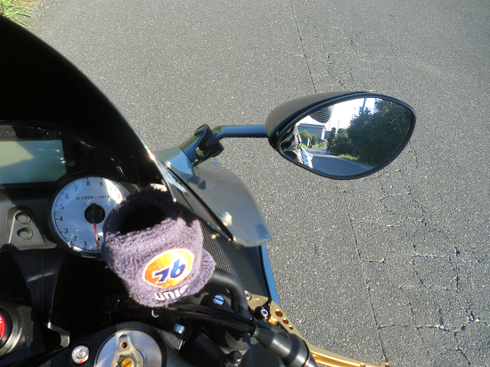 ZX12Rミラーと幻になったグンマーモツラー | バイトの合間にひとり旅