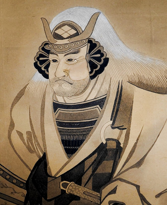 武田信玄図 勝川春常 肉筆浮世絵 | もさくの浮世絵はじめました。