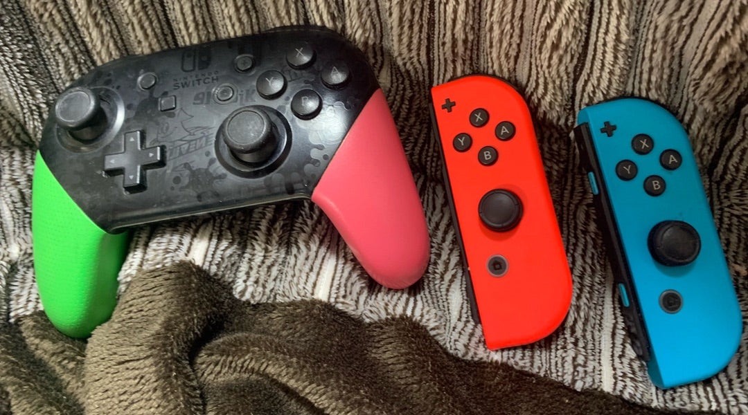 Proコントローラー スプラトゥーン2エディション ジャンク品修理（二台