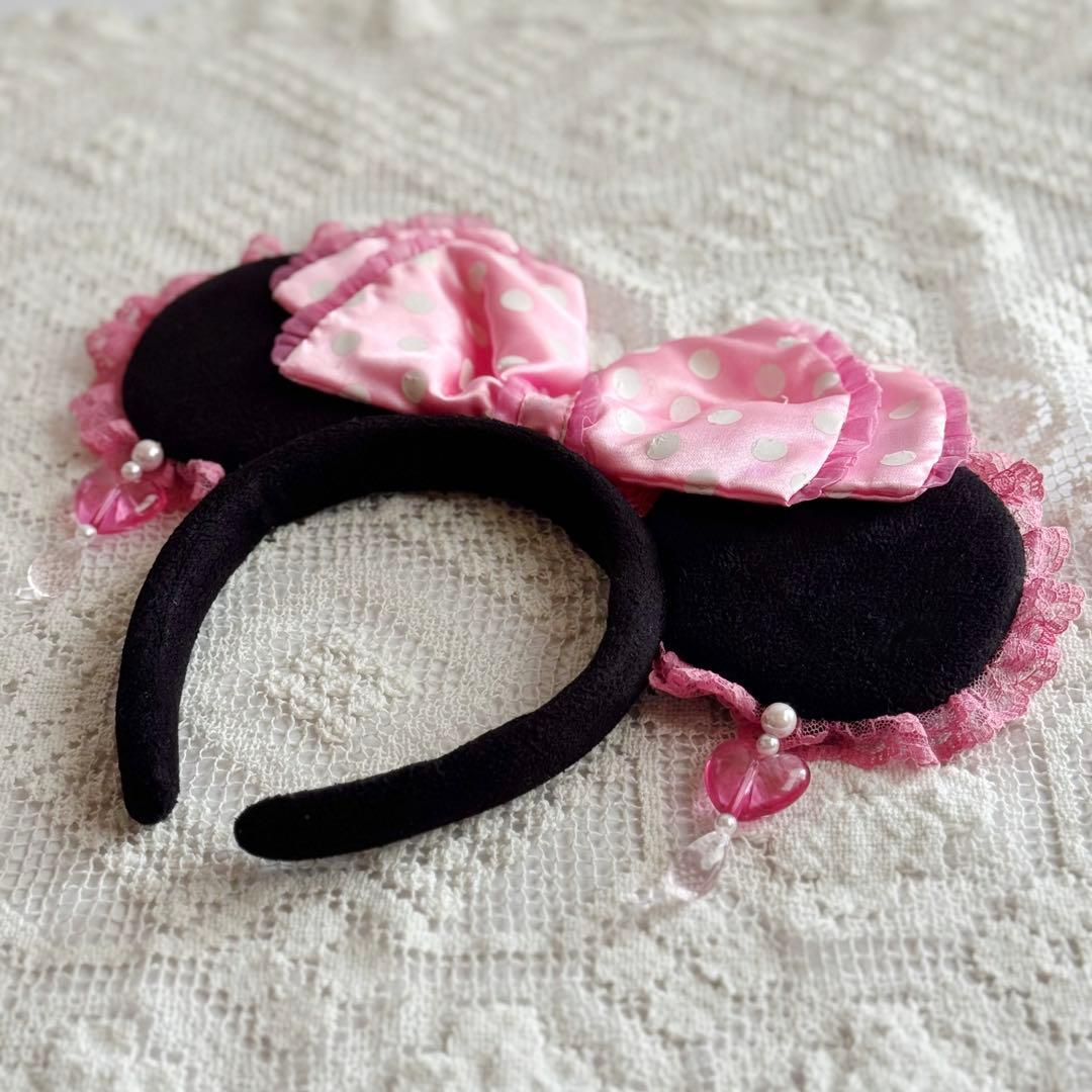 ミニー カチューシャ イヤリング ピンク パルパルーザ ディズニー