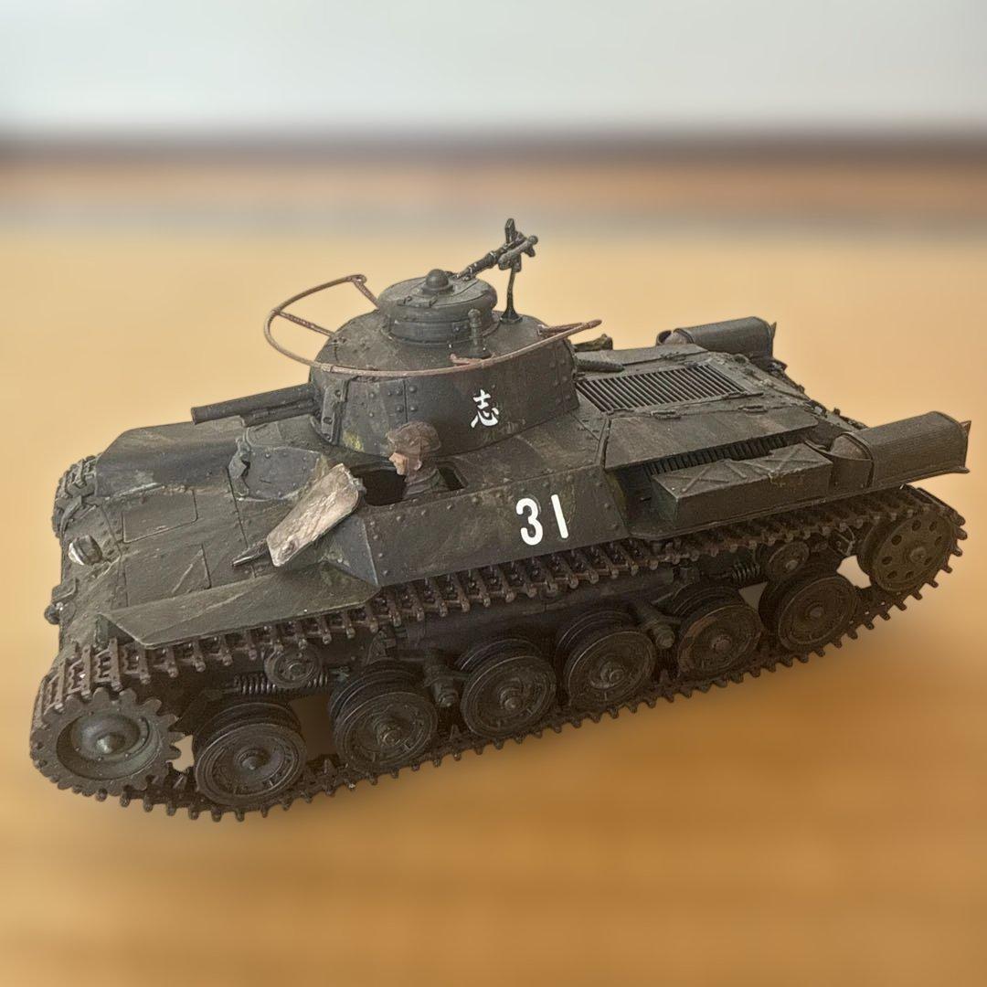 旧日本陸軍97式中戦車　1/35 完成品 再生産】1/35 MM 日本陸軍 97式中戦車改（新砲塔チハ）【35137