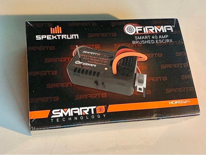 ホビーラジコン SPEKTRUM FIRMA SMART 40A BRUSHED AXIAL Firma 40A Lite Brushed Smart ESC, 2S-3S: IC3 | Spektrum