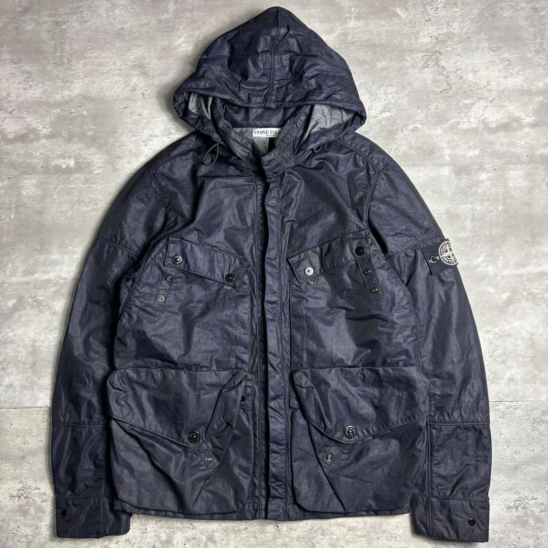 ジャケット・アウター STONE  Special Processes jacket STONE ISLAND - 【ラスト1点】41419 NYLON METAL IN ECONYL® / ダウン
