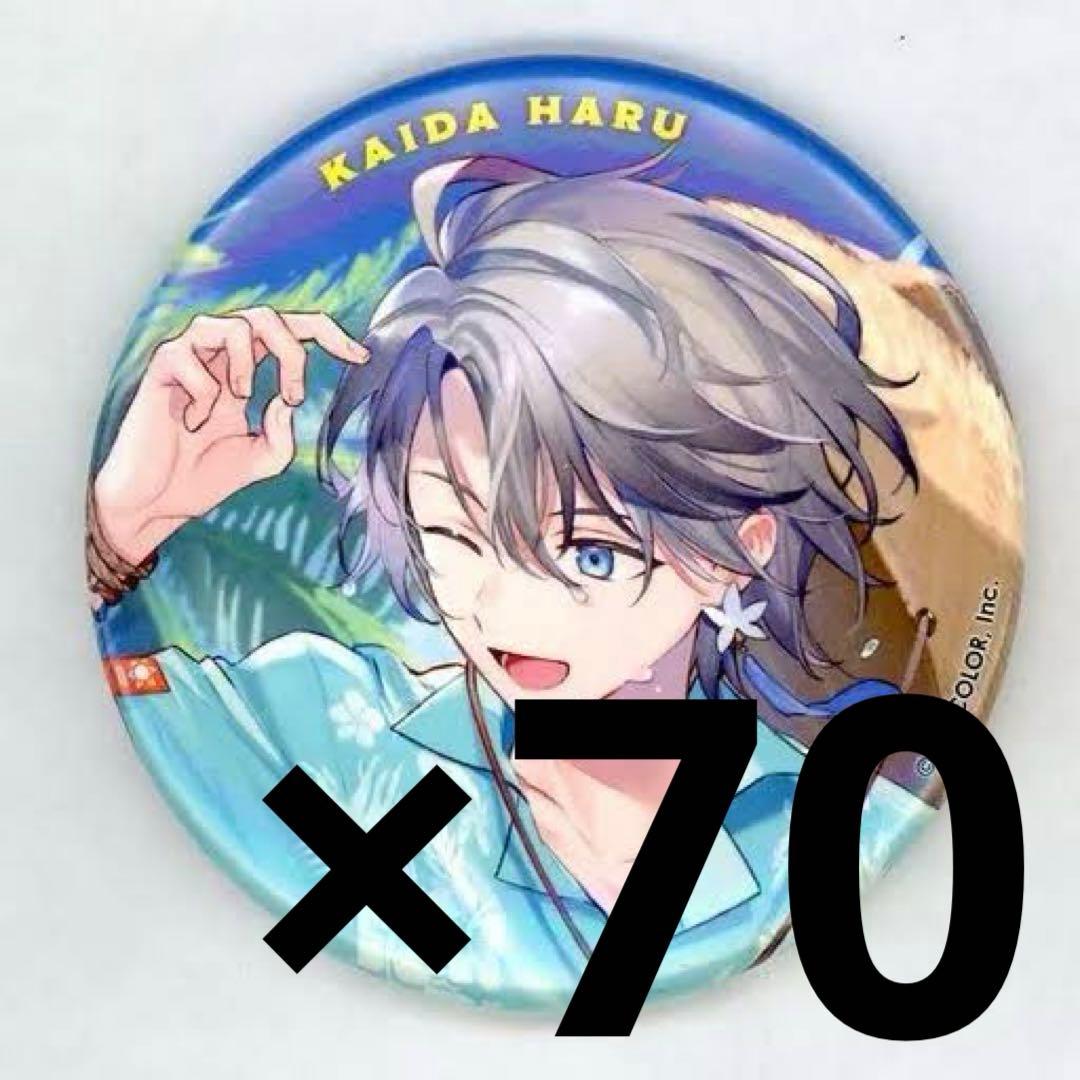 にじさんじ 甲斐田晴 缶バッジ ろふまお アニメイトカフェ ROF-MAO