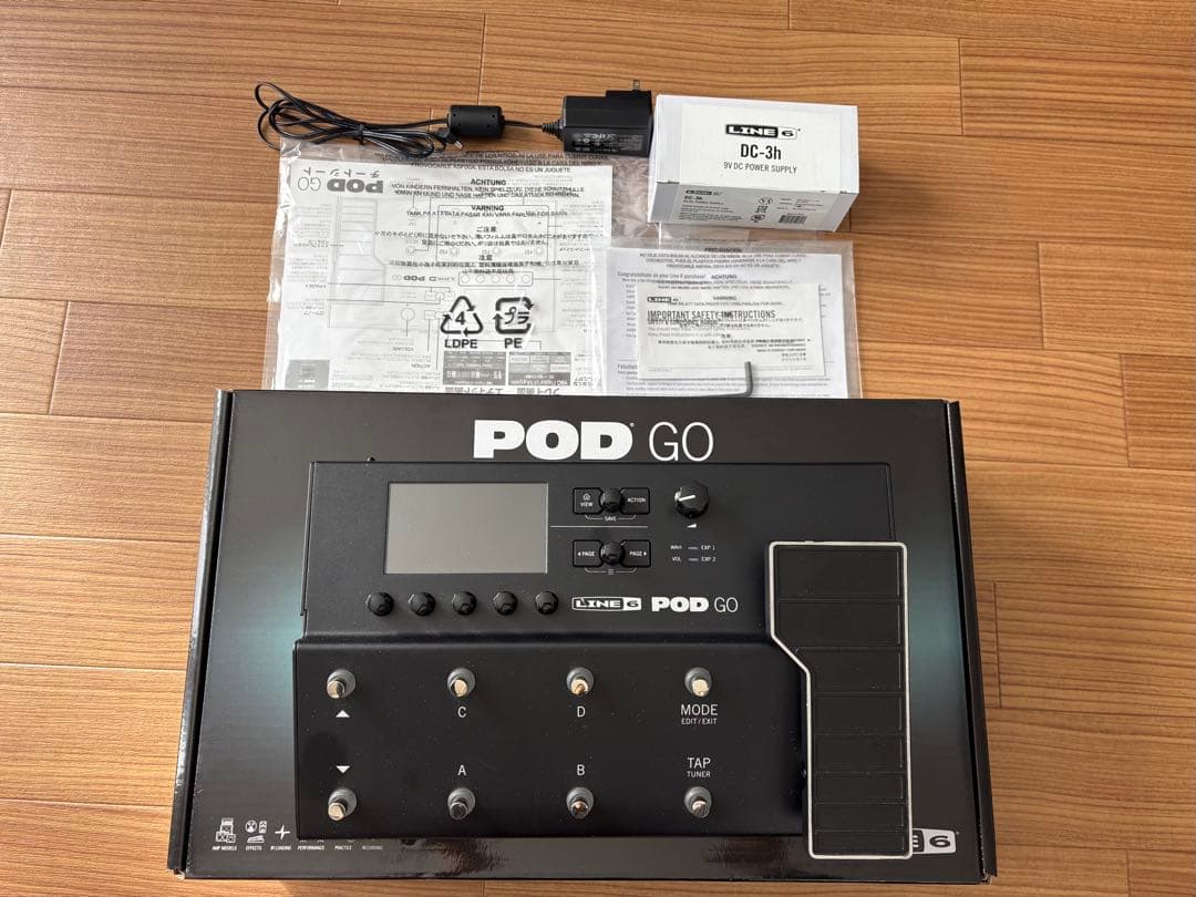 LINE 6 POD GO ギターエフェクター【箱/付属品付】 Amazon.co.jp: Line 6 マルチエフェクター POD Go : 家電＆カメラ