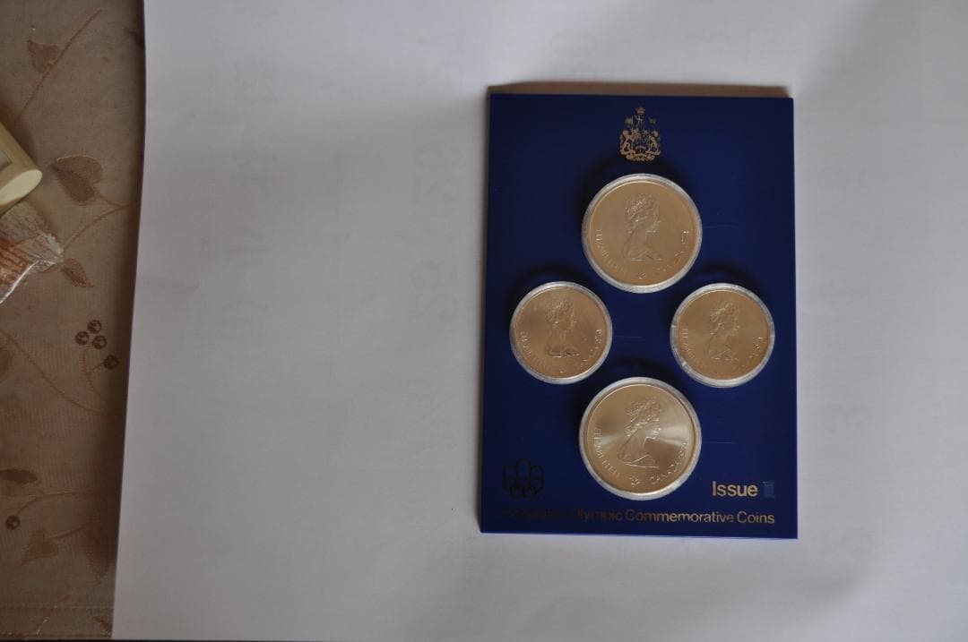 １９７６年モントリオールオリンピック記念４枚セット カナダ オリンピック記念コイン モントリオール1976年 $10/$5 4枚
