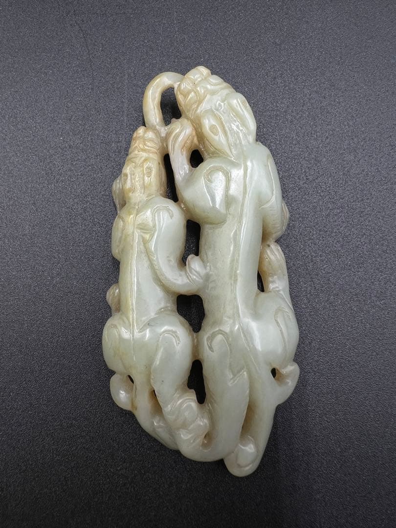 水芙蓉樣專用 玉佩 玉製品 雕刻 根付 飾り物 中国古美術 重さ約64g 水芙蓉樣專用 玉佩 玉製品 雕刻 根付 飾り物 中国古美術 重さ約64g