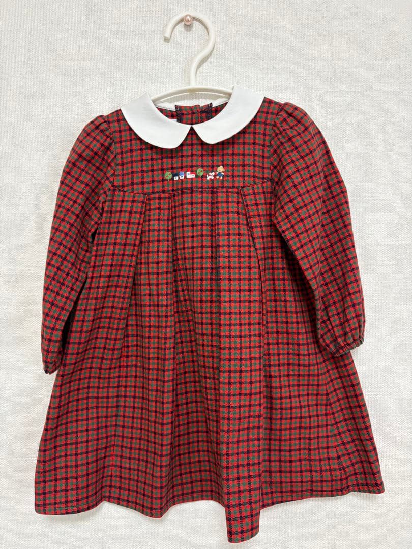 ファミリアチェックワンピース