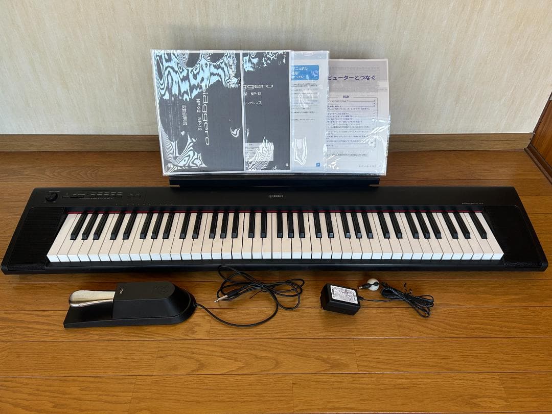 YAMAHA ピアノ風キーボード piaggero NP-32B