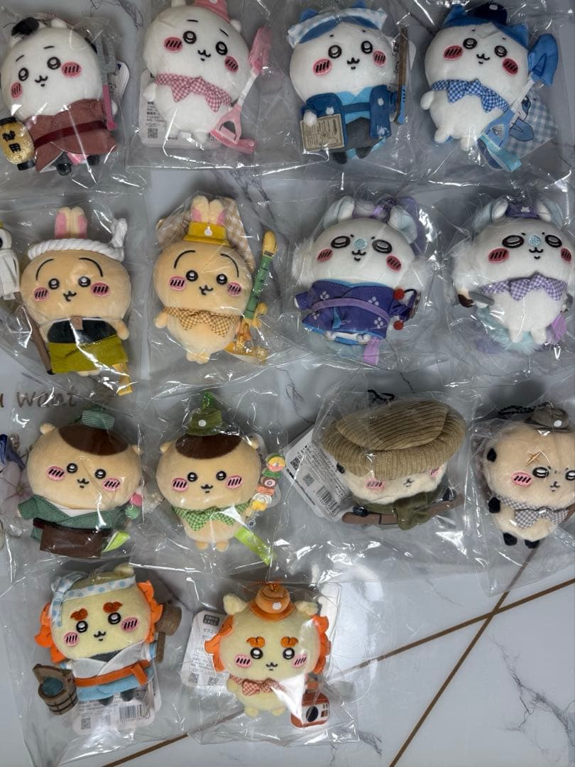 【新品】ちいかわぽけっと ピクニックなマスコット　江戸なマスコット 14点セット ちいぽけ ピクニックなマスコット 江戸なマスコット うさぎ 2種セット
