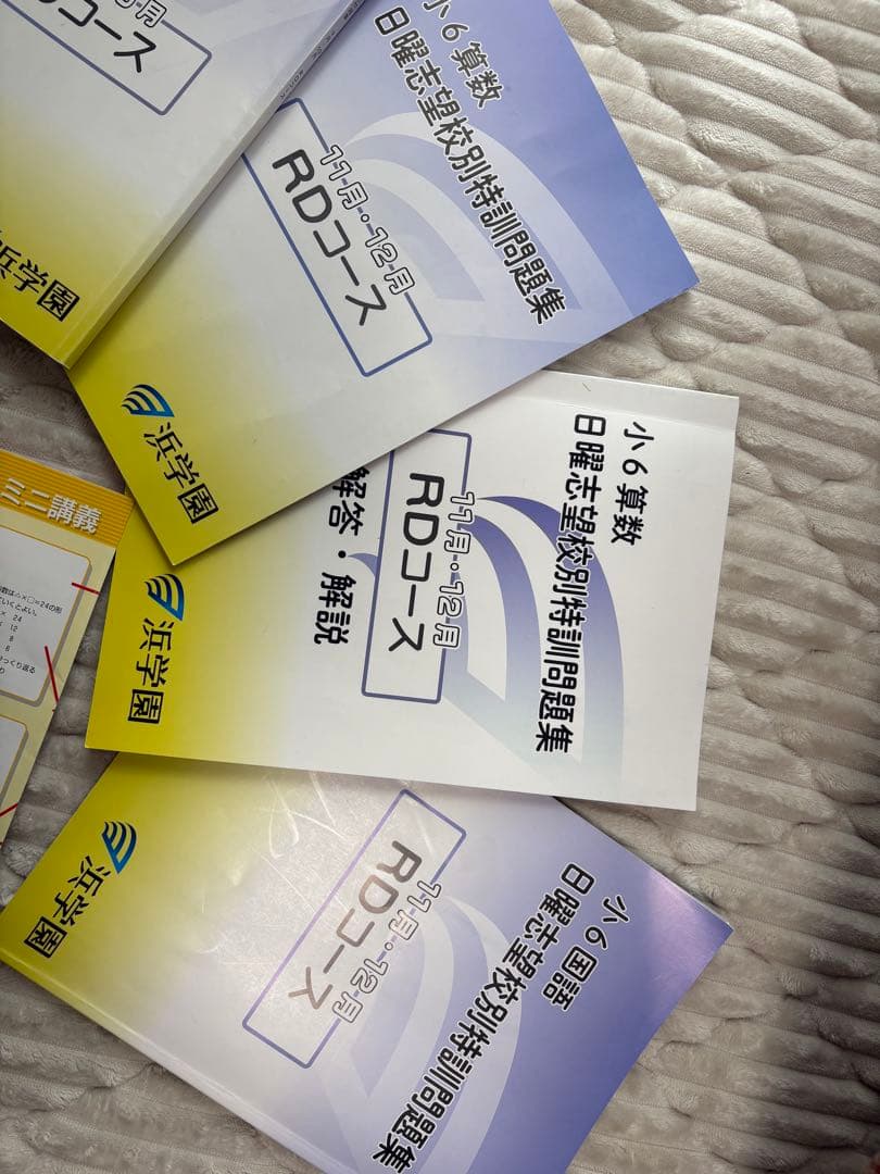 浜学園 日曜志望校別特訓問題集 2025 RDコース - メルカリ