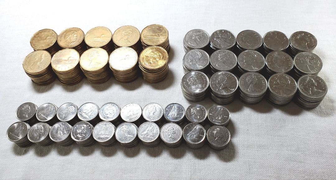 カナダ　ドル　外貨　外国　海外　　旧硬貨　古銭　為替　FX　銭　セント