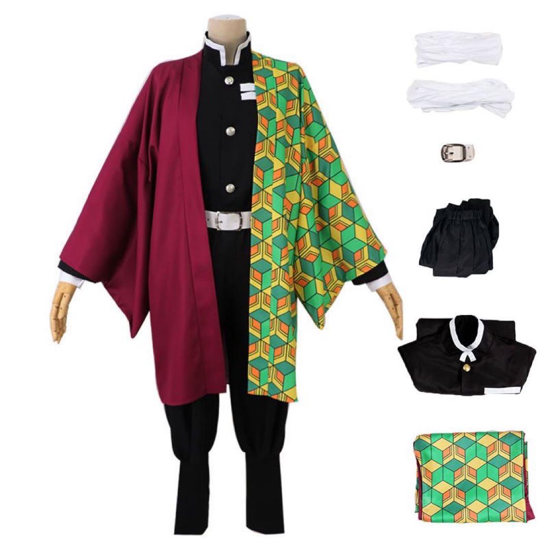 新品未使用♡鬼滅の刃 冨岡義勇の衣装セット コスプレ 即購入Ok XL