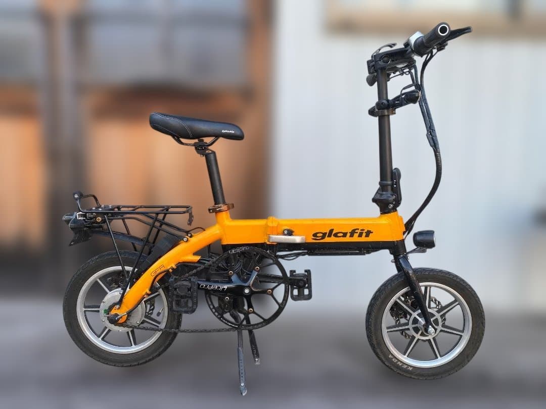 glafit GRF-01 電動アシスト自転車 オレンジ グラフィット　改装多数 glafit GRF-01 電動アシスト自転車 オレンジ グラフィット 改装多数